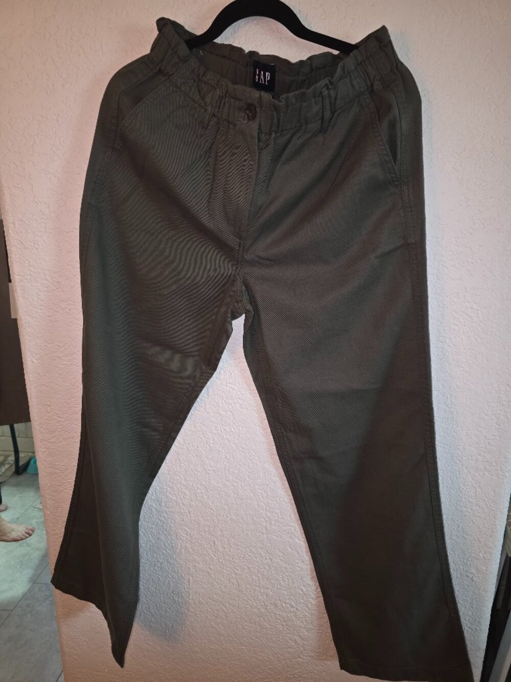 GAP Wide Leg Pants – Size M – Cotton Lyocell – Gathered Waist